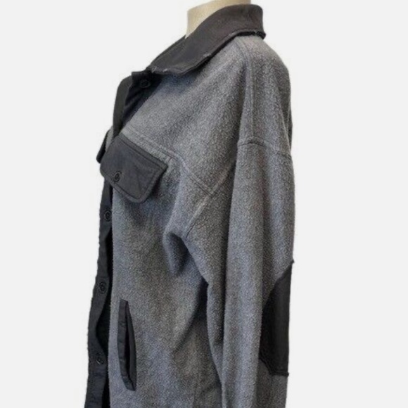 Free People Ruby Jacket in Incense Gray sz small EUC - Picture 6 of 8
